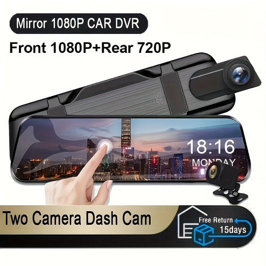 1080P přední a 720P zadní palubní kamera s dotykovou obrazovkou
