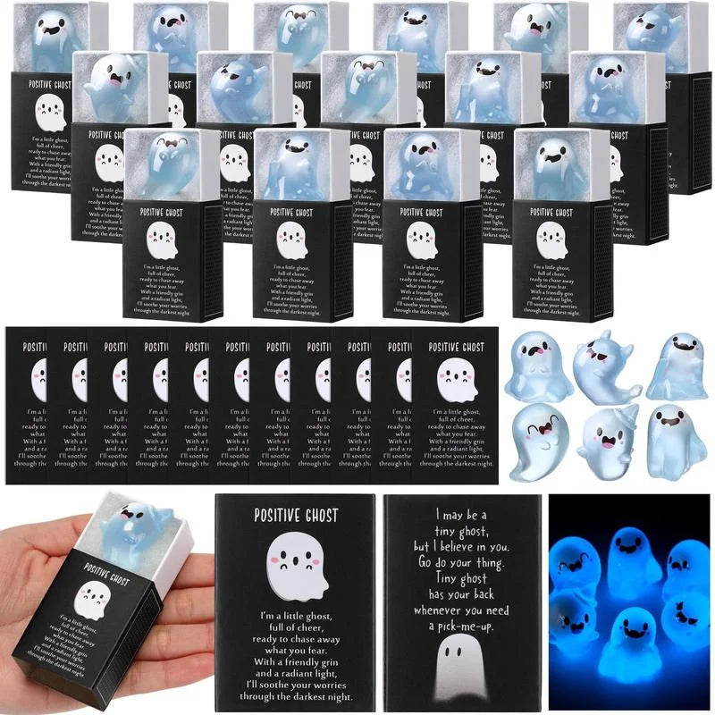 🎃Halloweenský výprodej👻Minifigurky duchů svítících ve tmě s krabičkou