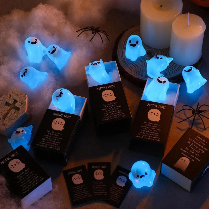 🎃Halloweenský výprodej👻Minifigurky duchů svítících ve tmě s krabičkou