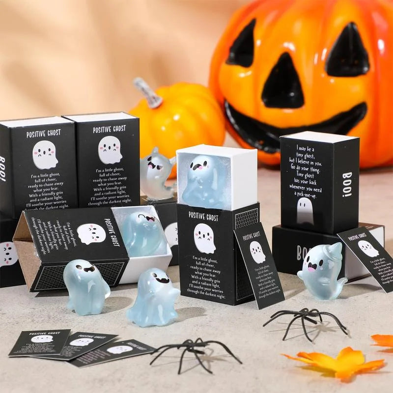 🎃Halloweenský výprodej👻Minifigurky duchů svítících ve tmě s krabičkou