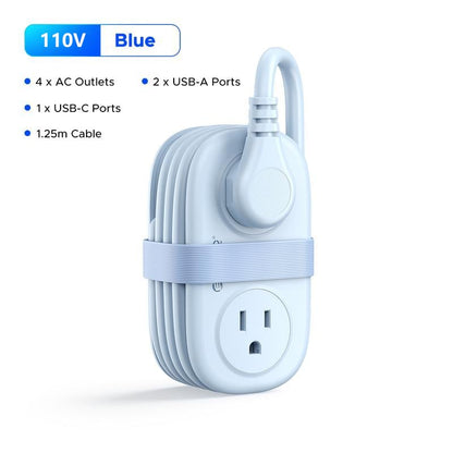 Prodlužovací kabel 7 v 1, ORICO 4 zásuvky 2 USB porty