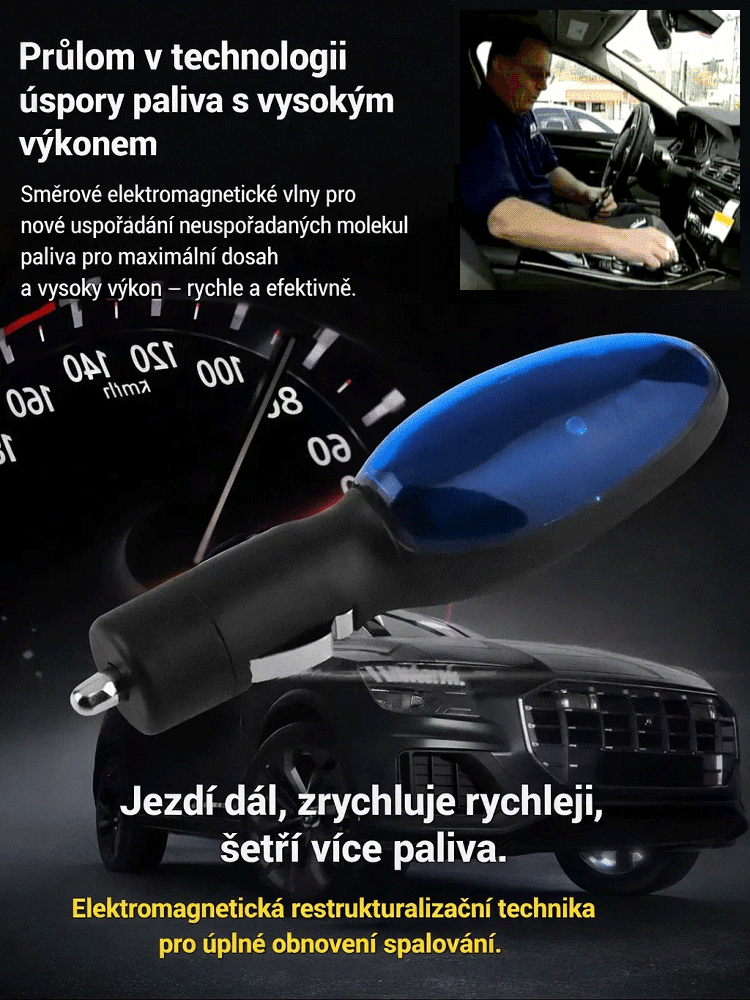 Revoluční šetřič paliva do zapalovače ✅ Úsporabenzínu o 50 % ⏰ 100denní záruka vrácení peněz