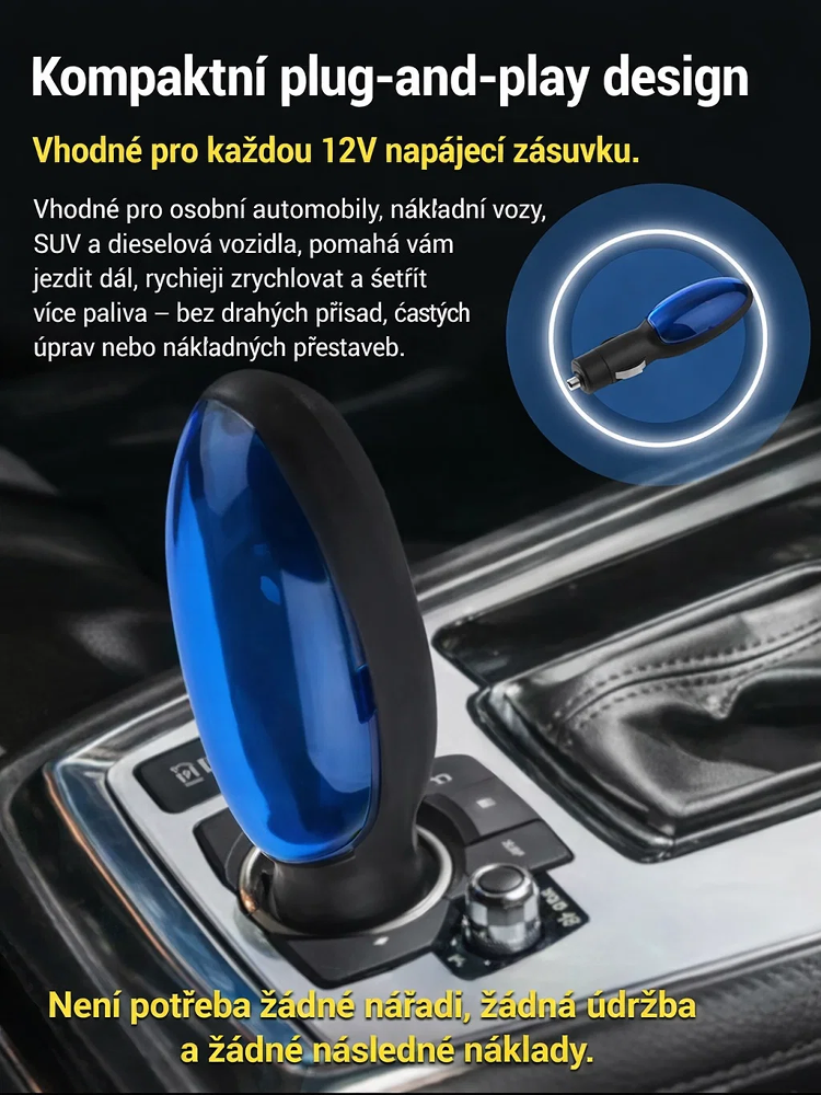 Revoluční šetřič paliva do zapalovače ✅ Úsporabenzínu o 50 % ⏰ 100denní záruka vrácení peněz