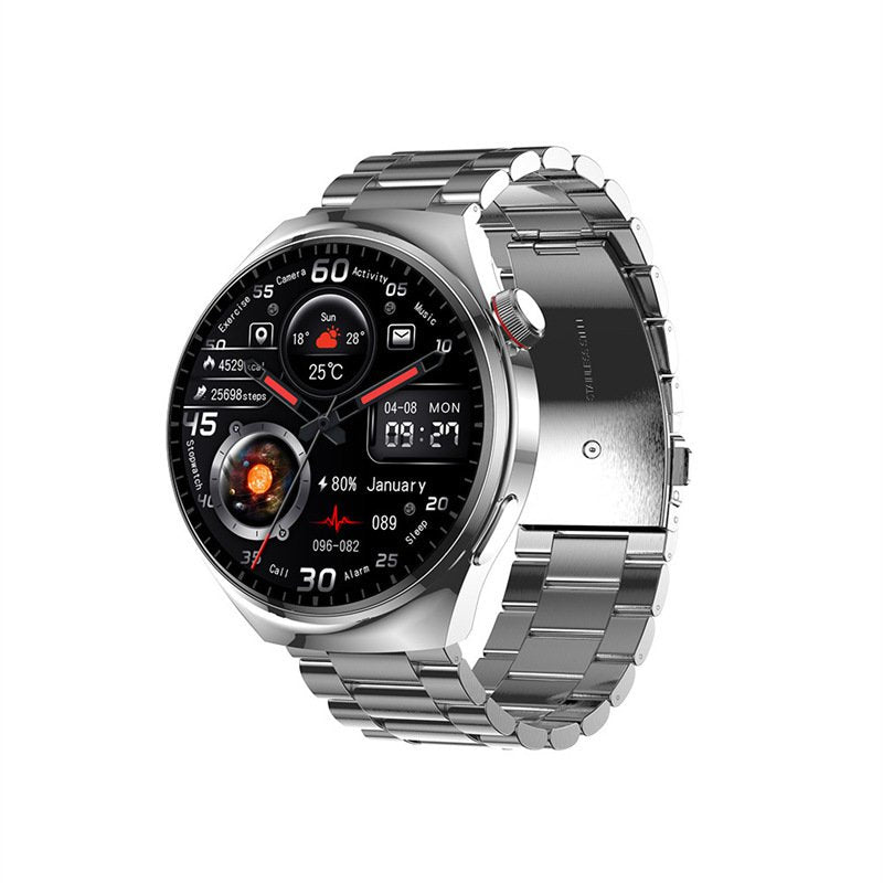 Ocelový náramek Watch6 Pro hodinky na měření hladiny cukru v krvi